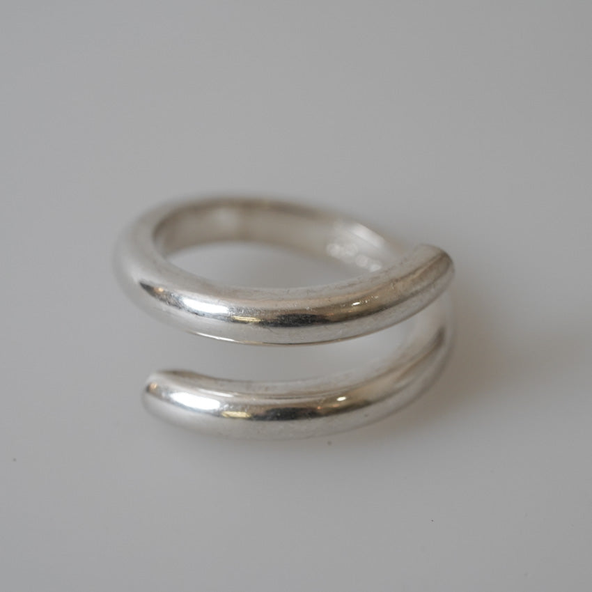 Sterling Silver Open Loop Rings by Katrin Grosse