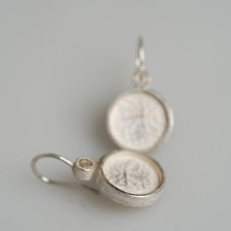 Sterling Silver Earrings flat by PETRA DOEMLING
