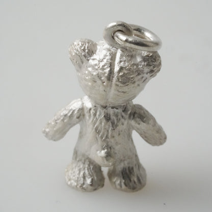 Sterling Silver Teddy Bear Necklace Pendants w/o Diamond by DANIEL HILLER