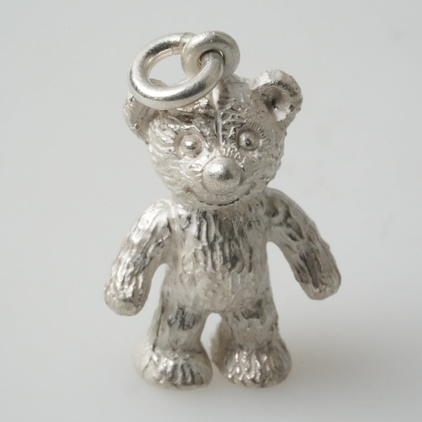 Sterling Silver Teddy Bear Necklace Pendants w/o Diamond by DANIEL HILLER