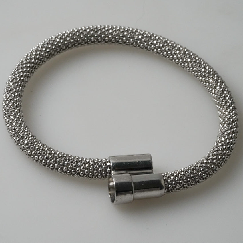 Sterling Silver Soft with Magnet Closure Bracelet by Katrin Grosse