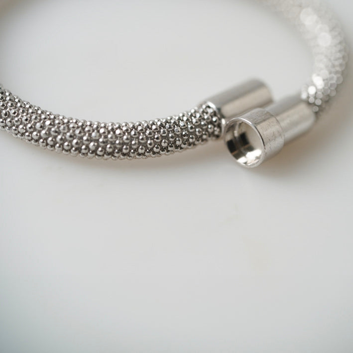 Sterling Silver Soft with Magnet Closure Bracelet by Katrin Grosse