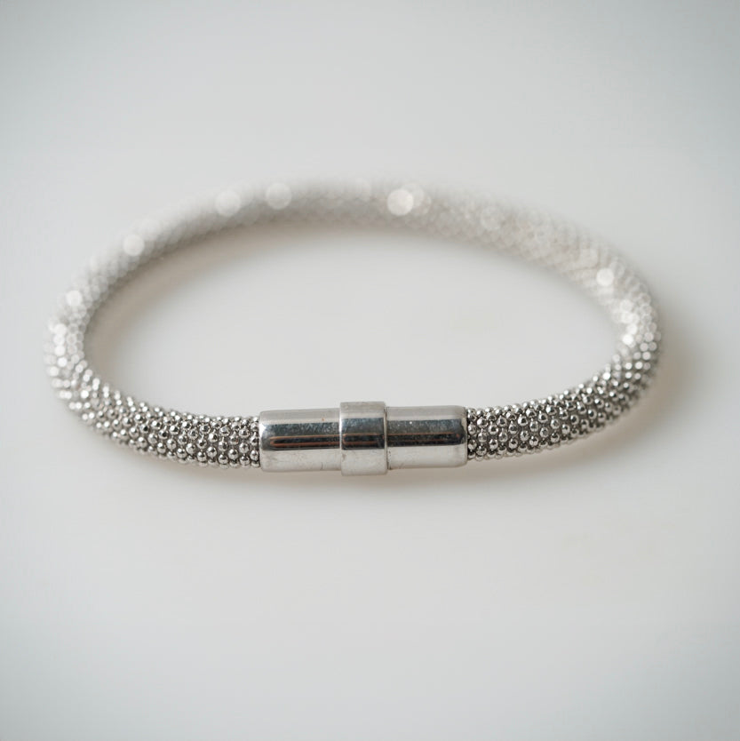 Sterling Silver Soft with Magnet Closure Bracelet by Katrin Grosse