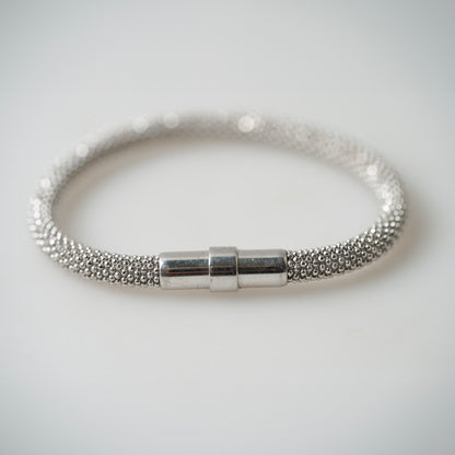 Sterling Silver Soft with Magnet Closure Bracelet by Katrin Grosse