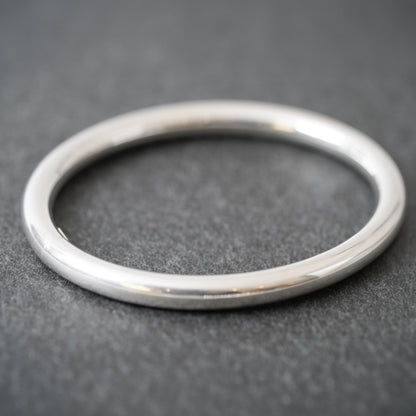 Sterling Silver Classic Round Bracelet by Katrin Grosse