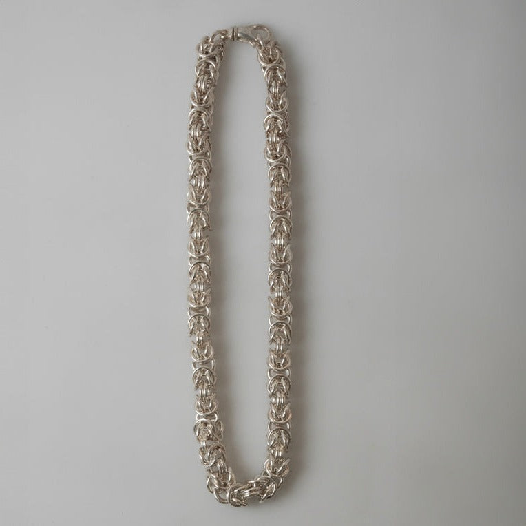 Sterling Silver Loop Chain Necklace by Katrin Grosse