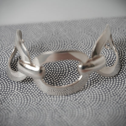 Sterling Silver Triple Loop Bracelet by Katrin Grosse