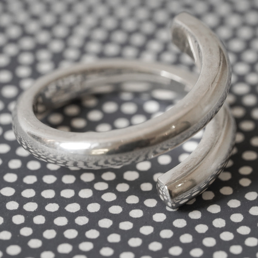 Sterling Silver Open Loop Rings by Katrin Grosse