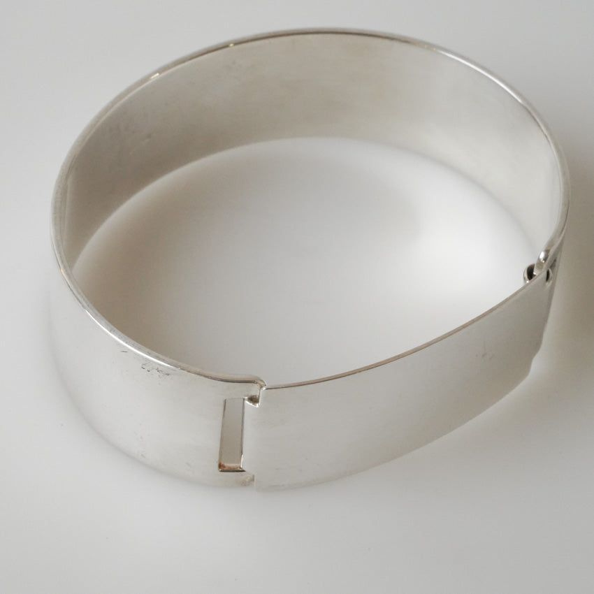 Sterling Silver Polished Band Bracelet by Katrin Grosse