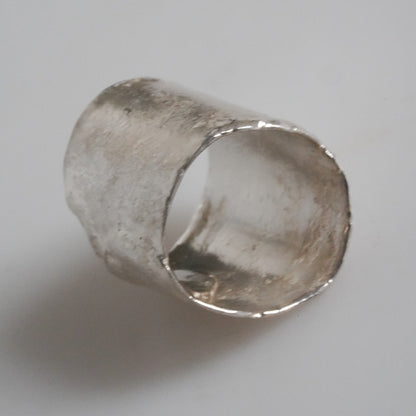 Sterling Silver Rugged Edge Rings by MJC