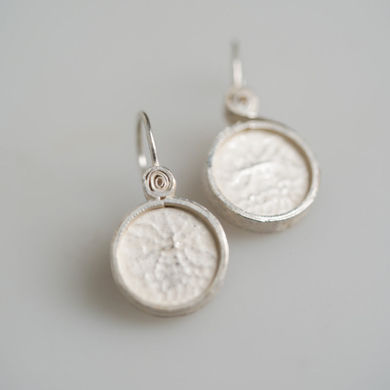 Sterling Silver Earrings flat by PETRA DOEMLING