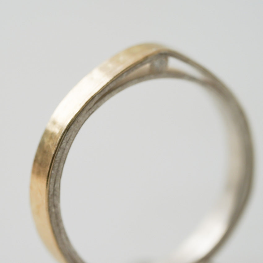 Eternal Love Wedding Ring with Diamonds by Petra Doemling