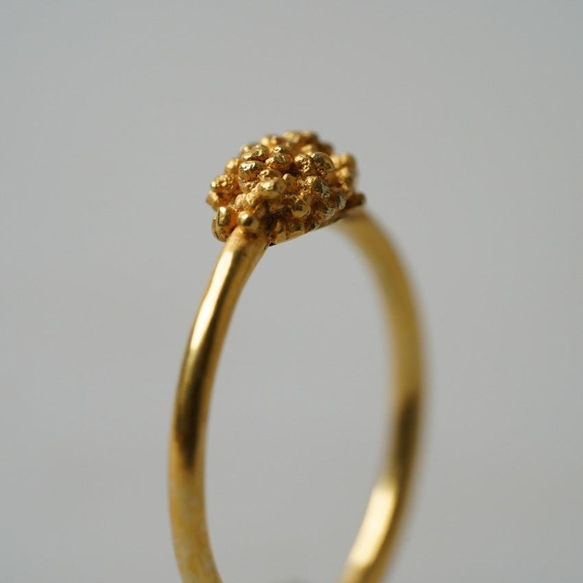 Bubbles Engagement Ring by Alexandra Baum  &amp; Classic Wedding Rings by Gudrun Hillmann